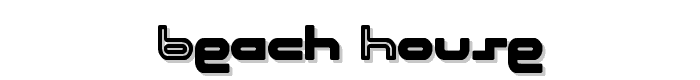Beach House font